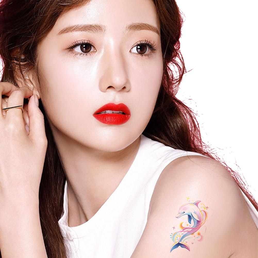 Barevné tetovací nálepky motýlů Vodotěsné Dlouhotrvající Roztomilé Japonské Dopamin Omyvatelné Tetování St G1S6