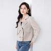 Fanzhen Women's Short Wool Blend Coat for Petite Fit