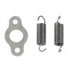 Split Pipe Exhaust Muffler For 2 Stroke 50cc 66cc 80cc 100cc Engine Gas Motorized Bicycle Motor Bike Parts