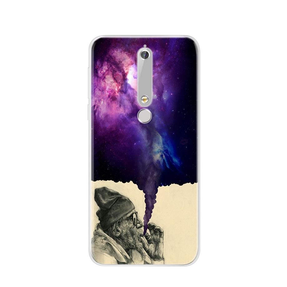 For Nokia 6.1 Nokia6.1 Phone Case Soft TPU Silicone Case For Nokia 6.1 2018 / For Nokia 6 2018 TA-1068 TA-1043 Case Back Cover