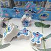 10 Stück Disney Stitch Radiergummis, Weich und rückstandsfrei abwischbar, Prüfungs- und Bastelbedarf, Perfektes Geburtstagsgeschenk