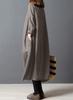 New 8 Colors Maxi Dress for and Maxi Plus Loose [Yino] Available! Long-Sleeved Spring, Autumn, Winter. Women's Dress, Tunic, Length, Sizes, Fit,
