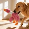 Stuffed Duck Dog Toy for Aggressive Chewers Soft Plush Duck Toy with Squeaker Crinkle Paper Puppy Chew Toy for Interactive Play And Boredom Relief