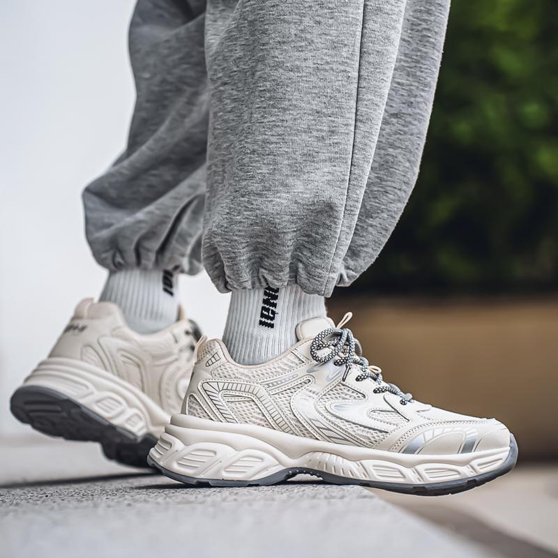 New Fashion Men 's Four Seasons Comfortable Thick Sole Shoes Students Boys GirlsTrending Soft Sole Breathable Casual Running Sneakers