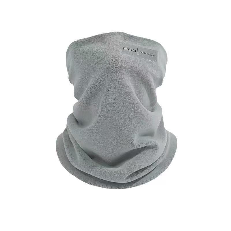 Winter Warm Fleece Neck Gaiter & Windproof Hat for Outdoor Cycling & Skiing