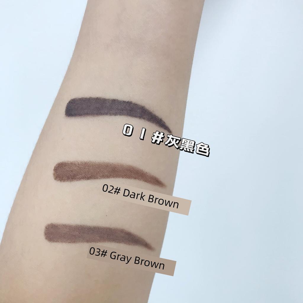 Sexiang Color Want to Fix Silky Double-Headed Eyebrow Pencil Not Smudge Waterproof Nature Eyebrow Powder Cream Eye Shadow Pen Beginner