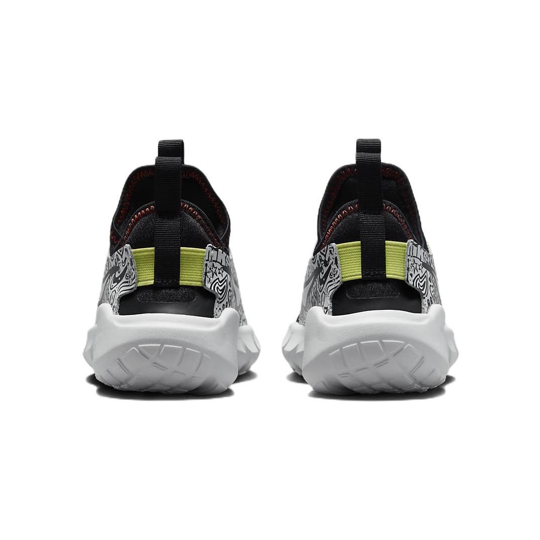 Детские кроссовки Nike Flex Runner 2 JP PS Doodles Black Picante-Red Light-Lemon-Twist — фото 5