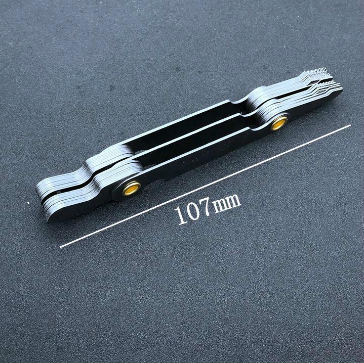 Useful 55/60 Degree Screw Thread Pitch Cutting Gauge Blades Gage Dual Head Measuring Tool