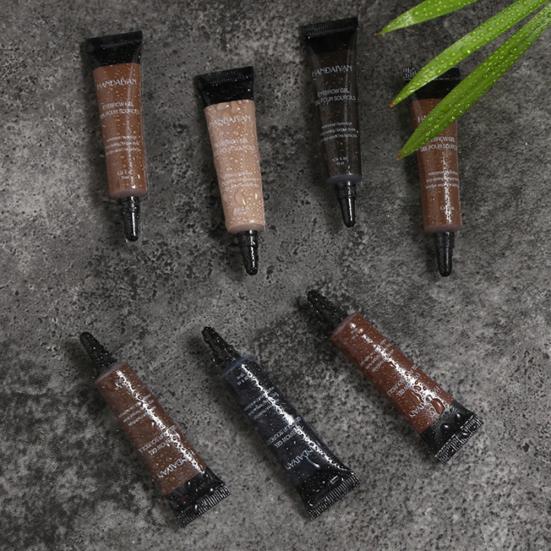 Waterproof Eyebrow Long Lasting Pigment Liquid Gel Enhancer Makeup with Brush