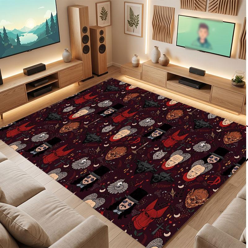 Dracula Rug Soft Thick Non Slip Floor Carpet for Bedroom Living Room Home Decor