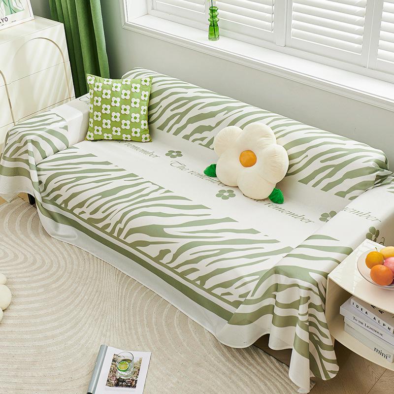 Cool Ice Silk Sofa Cover Cover Cloth All-Inclusive Universal Cover Summer Sofa Cushion Summer Anti-Scratching Full Cover Towel