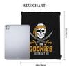 Custom The Goonies Never Say Die Drawstring Bags Women Men Foldable Sports Gym Sackpack Gothic Pirate Skull Training Backpacks