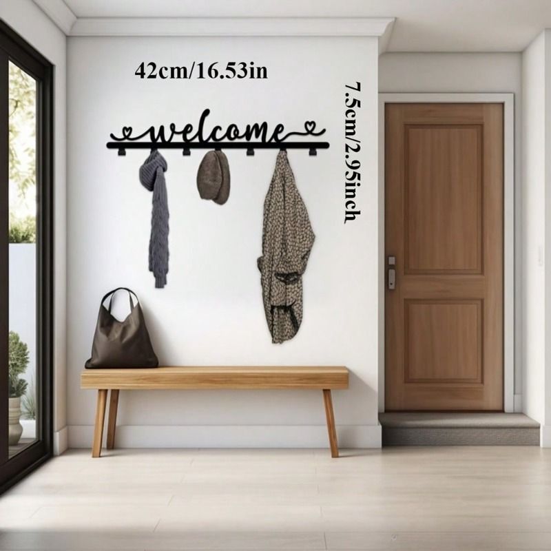 

Fashion Metal Wall Decor for Entryway Office Bedroom