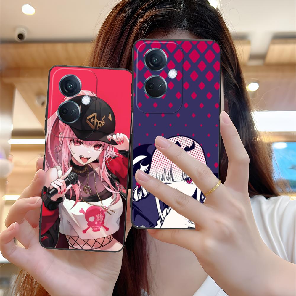 Holo Mori Calliope Mat TPU Mobiele Telefoonhoesje voor OPPO Find X9 X8 X7 X6 X5 X3 X2 Plus s Pro Ultra Lite Kleurrijke Print Cover