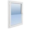 VidaXL Frosted Window Film Striped Design 0.9x5 M PVC 142788