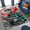 Anime Demon S-Slayer Kamado Nezuko Tanjirou Cartoon Rug for Bedroom Living Room Sofa Home Doormat Decor,Kids Non-slip Floor Mat