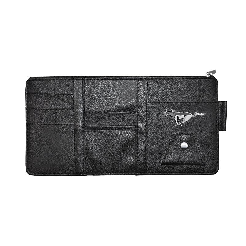 Car Sun Visor Point Type Multi-function Storage Bag Car Accessories For Ford Carnival Fox Figo Mondeo Escort Fusion Evos Escape Flex Kuga Vertrek