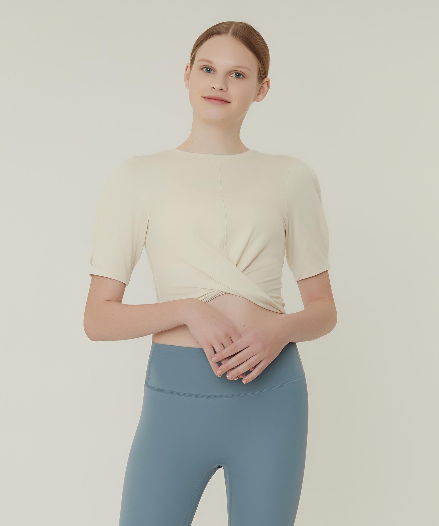 Reina Mora Reblish Puff Top Vanilla Ice Xl-66-66.5 T418