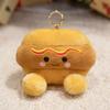 Smiling Series Keychain Plush Vegetable Toy, Cute Fruit Bag Charm Plush Toy Keyring, Soft and Cuddly Little Gift