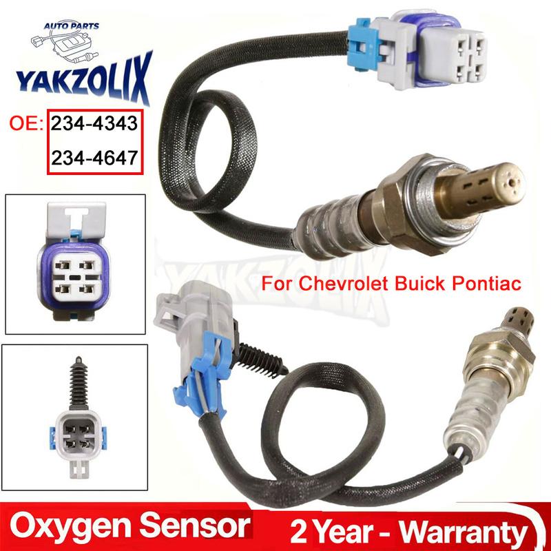 For Buick Century Rendezvous Chevrolet Impala Monte Pontiac Aztek Montana 2005 Lambda Oxygen Sensor Front Rear 234-4343 234-4647