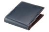 Bridle Leather Luga Shoulder Bifold Wallet with Coin Bill Day Birthday Boyfriend Navy X 6272 [CYPRUS] & Purse, Compartment, Leather, Father's Gift,