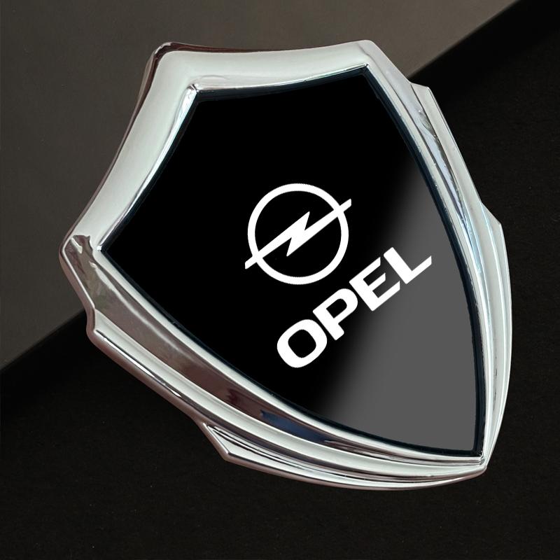 For Opel Corsa D Astra Insignia Mokka Adam Combo OPC Vauxhall Vectra H G J Antara Metal 3D Sticker Motorcycle Trunk Sticker