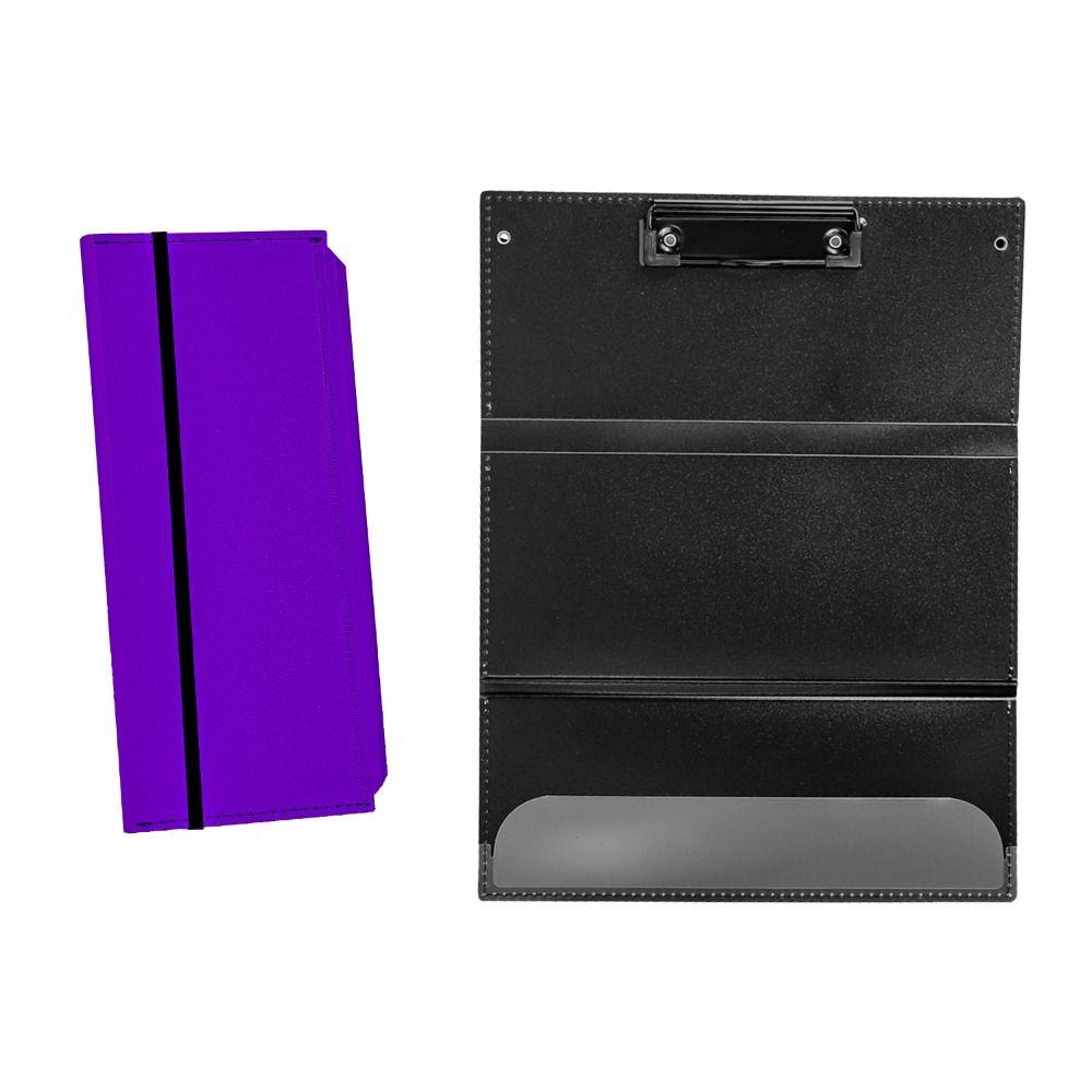 Easy To Use Foldable Nursing Clipboard 2/3 Layers Colorful Edition Cheat Sheets with Clip Portable A4 File Board Clip Work