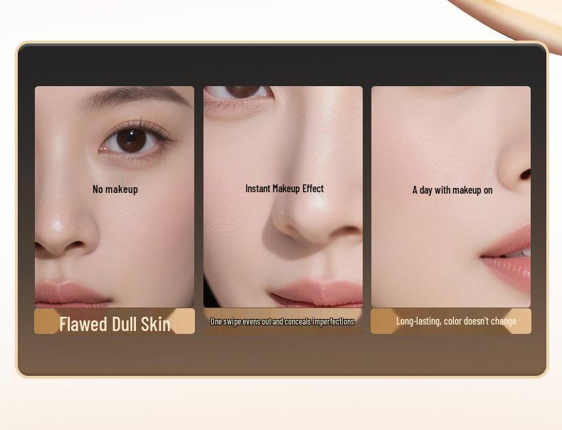 KaKashow Soft Focus Long-Lasting Waterproof Cushion Foundation: Creamy, Adherent, and Non-Caking for Flawless Skin.