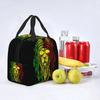 Reggae Music Lion Jamaican Flag Rasta Rastafari Thermal Insulated Lunch Bag Women Resuable Lunch Tote Travel Storage Food Box