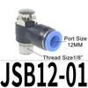 JSB4/6/8/10/12 Pneumatic Button Valve Quick Plug Pressure Relief Connector Normally Closed Manual Press Type Quick Exhaust Valve