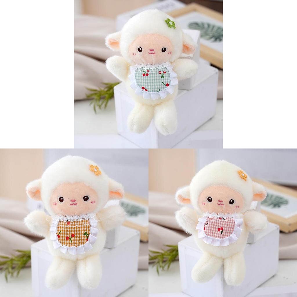 Plush Sheep Keychain With Soft Pp Cotton Filling For Kids And Teens