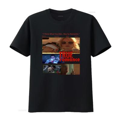 T-shirt True Romance Pour les Fans de Quentin Tarantino Amateurs de Films Classiques Parfait Cadeau d'Anniversaire Action Années 90 vintage Lavé