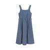 LAP Waist-Tight Sleeveless Long Dress Ar2Wo468