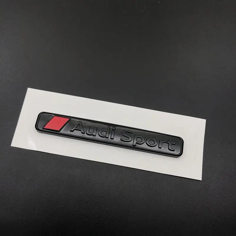 Für AudiFür Jaguar S6 2012-2018 2019-2024 4Ringe Logo Glänzend Schwarz Auto Motorhaube Frontemblem Heckklappe Abzeichen Modifizierter Aufkleber Ersatz