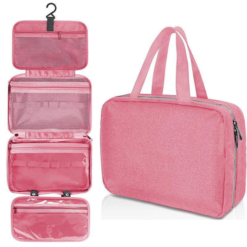 Large Hanging Hook Toiletry Bag Travel Folding Waterproof Handbag Makeup Cosmetic Razor Storage Organizer Case Bathroom Supplies
