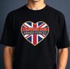I Support Our Armed Forces T-shirt Remembrance Day UK Flag Gift Top Men's Tee