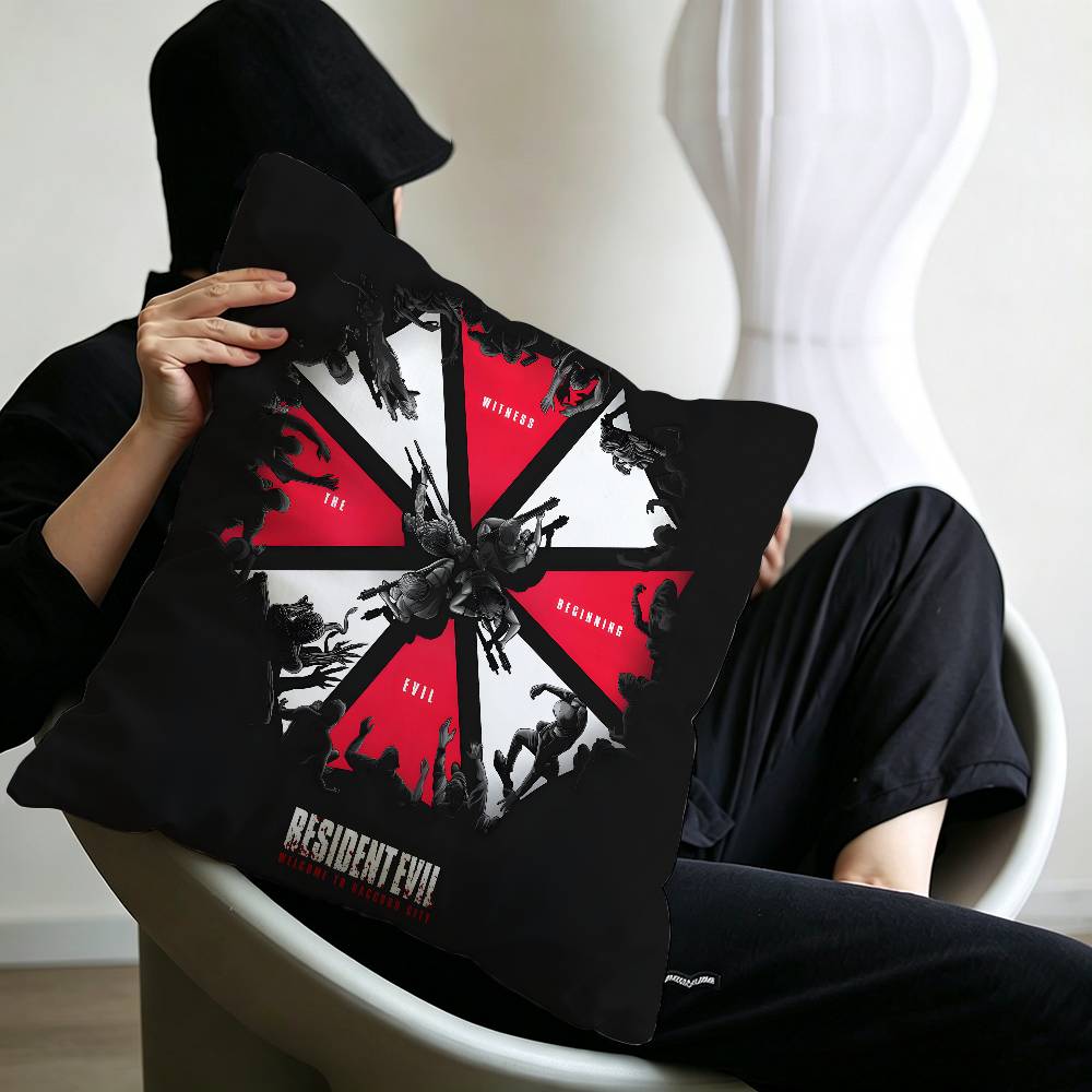 Game R-Resident E-Evil U-Umbrella Cushion Cover Decorative Pillow Sofa Home Decor case pillow cases