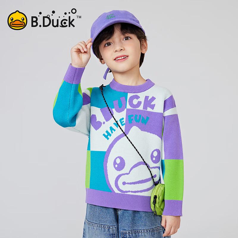 B.Duck Unisex Kids' Round-Neck Knit Pullover