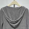 Poetry*Li Women's Hooded Two-Piece Look Long Sleeve Knitted Sweater, Autumn 2025 Collection.