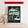 Peterbilt Heavy Trucks Customize Your Name Diamond Painting Round Diamond Diy Frameless Holiday Artwork Suitable For Home Office Wall Decoration