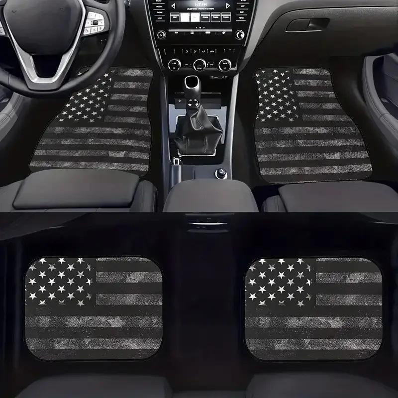 

Універсальний набір з чотирьох поліестерових килимків для підлоги автомобіля, стійких до бруду 33*44 + 44*68cm (2 of Each)