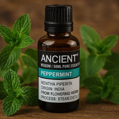 Peppermint Essential Oil Steam Distilled 50ml