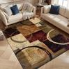 Covor Circular Geometric cu Arc pentru Decor Living Canapea Masă Covor Zonă Mare Hol Balcon Covor Dormitor Antiderapant Alfombra