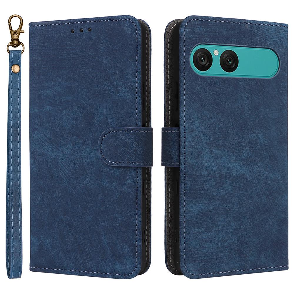 For Sony Xperia 10 VII Case Wallet RFID Blocking PU Leather Phone Cover Stand with Strap