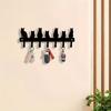 Cat Shaped Key Hook Wall Mount Metal Key Holder Home Storage Decoration Christmas Gift
