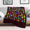 New Candy Crush Saga Throw Blanket Decorative Soft Throw Blanket for Couch Sofa