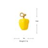 Stainless Steel DIY Jewelry Accessories: Lemon, Watermelon, Bell Pepper Drip Oil Pendant for Necklace or Earring