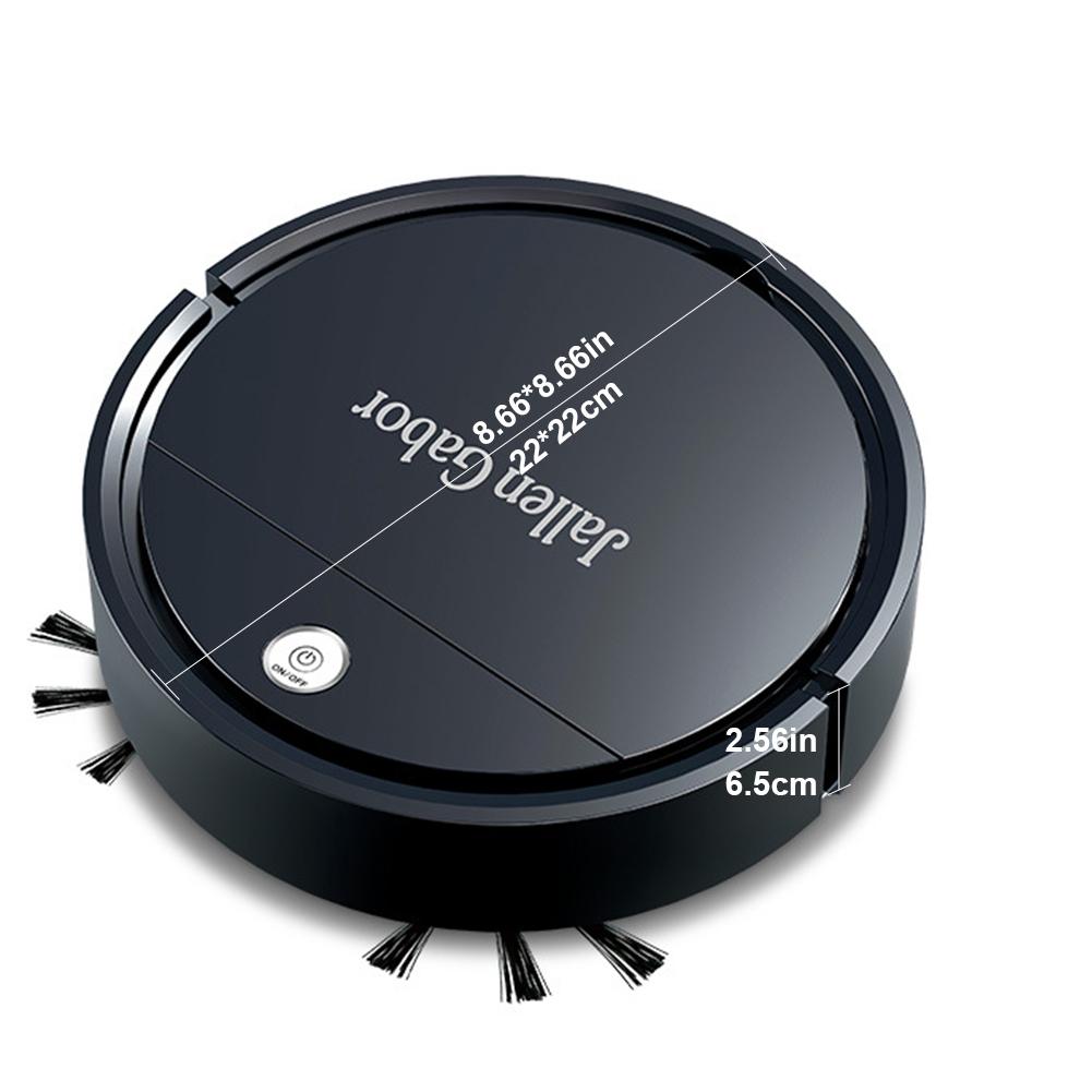 3 In 1 Automatic Robot Vacuum Multifunctional Household Robot Floor Cleaner Time-Saving Electric for Hard Floor Pet Hair Carpet