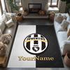 Juventus Personalized Name Area Rug Perfect for Dining Room Playrooms Kitchen Balcony Antislip Carpet Decorate Offices Wedding Party Gift