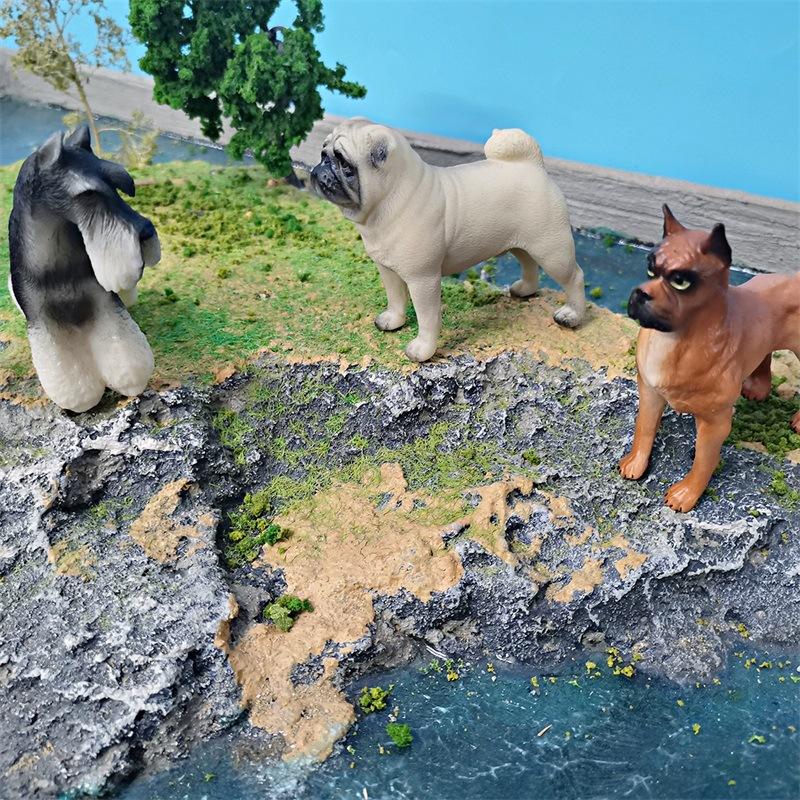 Simulated Pet Dog Dog Model Labrador Shiba Inu Tibetan Mastiff Samoyed Children'S Cognitive Static Ornament
